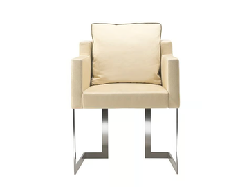 VERTIGO - Leather chair with armrests by Siwa Soft Style - view 2
